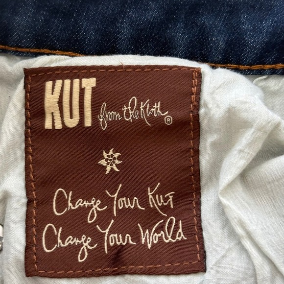 KUT from the Kloth Dark Wash Denim‎ Jeans Slim Leg Women's Size 8 - Picture 14 of 14